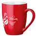 Tasse Gloria, 370 ml, rot/weiß