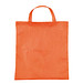 Vliestasche Textile mit kurzen Henkeln, mandarin