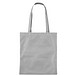 Vliestasche Textile mit langen Henkeln, grau