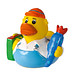 Schnabels® Bade-Ente Schulanfänger Junge, gelb/hellblau