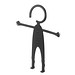 Handyhalter Mr. Hook, schwarz