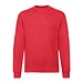 FRUIT OF THE LOOM® Unisex Sweatshirt Set-In, rot, L