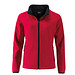 JAMES & NICHOLSON Damen Softshell-Jacke Promo, rot, S