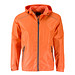 JAMES & NICHOLSON Herren Regenjacke Basic, Herren, orange, XL