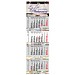 Block-Wandkalender mit Wire-O-Bindung 2027, 4 Block Kalender