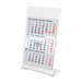 Geiger-Notes 3-Monats-Tischkalender aus Metall 2027/2028, weiß