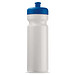 Trinkflasche, 750 ml, weiß/blau