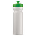 Trinkflasche, 750 ml, weiß/grün