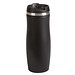 Metall-Isolierbecher Smooth, 400 ml, schwarz/schwarz