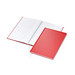Geiger-Notes Notizbuch, DIN A4, kariert, rot-matt