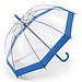 Stockschirm Dome Shape, Blaue Bordüre Stockschirm Dome Shape, Blaue Bordüre