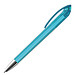 burger swiss pen® Drehkugelschreiber Beo-Brilliant, blaue Mine, hellblau-transparent