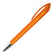 burger swiss pen® Drehkugelschreiber Beo-Brilliant, blaue Mine, orange-transparent