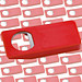 Werbe-Set: 250 Teile Kapselheber 3 in 1, inkl. Druck, rot