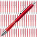 Werbe-Set: 300 Kugelschreiber Hollywood, inkl. Druck, blaue Mine, rot