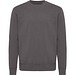 Iqoniq Kruger Relax-Rundhals-Sweater aus recycelt. Baumwolle, anthrazit, L