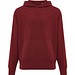 Iqoniq Yoho Relax-Hoodie aus recycelter Baumwolle, burgunderrot, XS