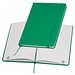 A5 Notizbuch aus Recyclingpapier , grün