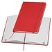 A5 Notizbuch aus Recyclingpapier , rot