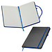 Notizbuch BlackLine, DIN A5, schwarz/blau