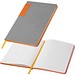 A5 Notizbuch mit farbigem Schnitt EVAN, orange