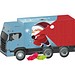 Adventskalender LKW, Ritter SPORT Schokowürfel, Little Santa