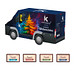 Adventskalender Transporter, Sarotti Schokotäfelchen, inkl. Druck
