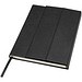 Alejandra A5 Hardcover Notizbuch aus recyceltem Leder, schwarz