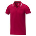 Amarago Polo mit abgesetztem Rand für Herren, rot, XL