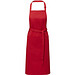 Andrea 240 g/m² Schürze mit verstellbarem Nackenband, rot