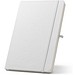 ANNE SUB. A5 Notizbuch aus recyceltem 300D-Polyester (100% rPET), ideal für die Sublimationspersonalisierung, Weiß
