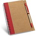 ASIMOV. Notizblock B6 und 120 unlinierten Seiten, Rot