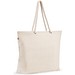 ATHENS. Strandtasche aus recycelter Baumwolle (70 %) und recyceltem Polyester (30 %) (220 g/m²), Naturhell