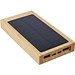 Bambus Solar-Powerbank Elz, beige