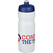 Baseline® Plus 650 ml Sportflasche, blau, transparent klar