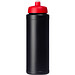 Baseline Plus Flasche mit Sportdeckel, 750 ml, schwarz,rot