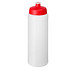 Baseline Plus Flasche mit Sportdeckel, 750 ml, transparent,rot
