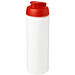 Baseline Plus grip Sportflasche mit Klappdeckel, 750 ml, weiss/rot