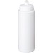 Baseline® Plus grip 750 ml Sportflasche mit Sportdeckel, weiß/weiß