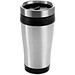 BATUM. Reisebecher aus Edelstahl und PP, 420 ml, Schwarz