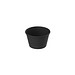 Kaffeebecher ToGo, 100 ml, schlichtes schwarz