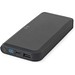 BECKER 10. 10'000 mAh Powerbank aus recyceltem ABS (100% rABS) mit 15W superschnellem kabellosem Ladegerät, Schwarz