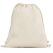 BELIZE. Turnbeutel aus 100% organische Bauwolle (140 g/m²), Naturhell