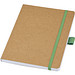 Berk A5 Notizbuch aus recyceltem Papier, grün