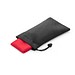 BERNAL. Sporthandtuch aus recyceltem Polyester (100% rPET) dient zur Erfrischung mit Vliesstoffbeutel, Rot