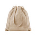 Beutel mit Kordelzug recycelt MOIRA DUO, Beige