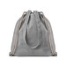 Beutel mit Kordelzug recycelt MOIRA DUO, Grau