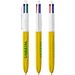 BIC® 4 Colours® Wood Style Weißes/Gelbes Holz