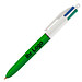 BIC® 4-Farb-Kugelschreiber, grün/weiß