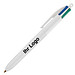 BIC® 4-Farb-Kugelschreiber, weiß